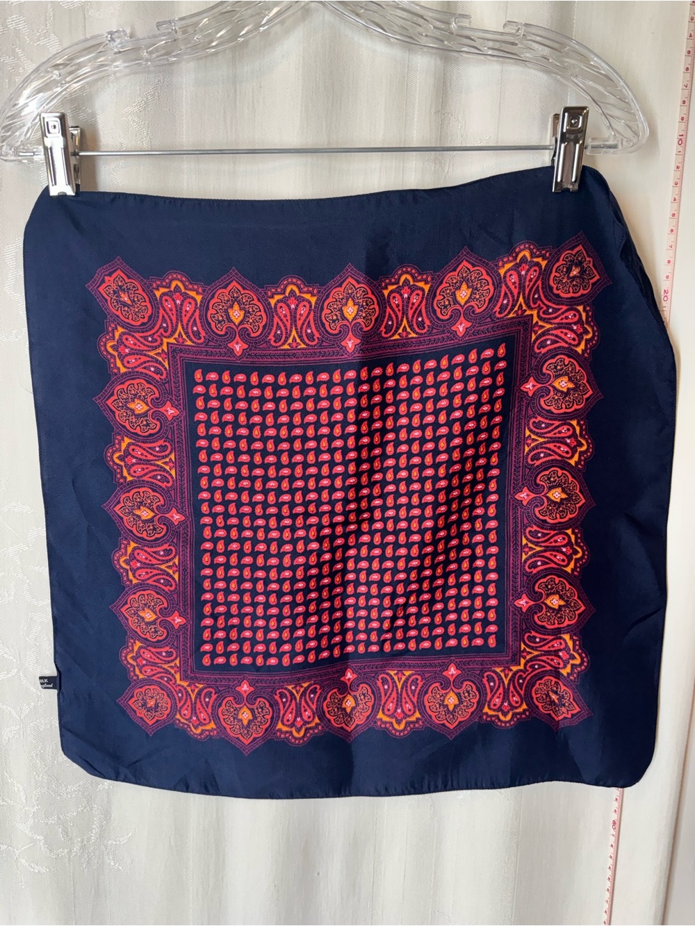 Vintage Paisley Print Scarf